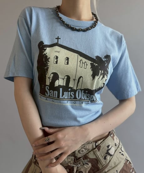 【USED】 Made in USA JERZEES San Luis Obispo T-Shirt / 260523-003
