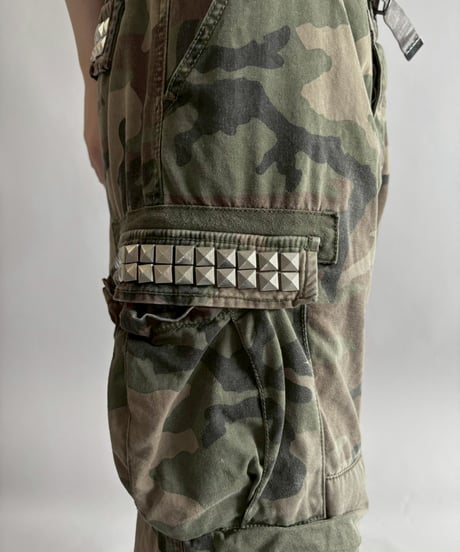 【USED】 TRIPP NYC Studs Design Double Knee Camo Pants /260328-006
