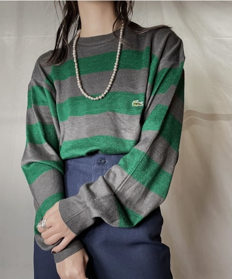 【USED】 LACOSTE Acrylic Knit ④ / 220111-014