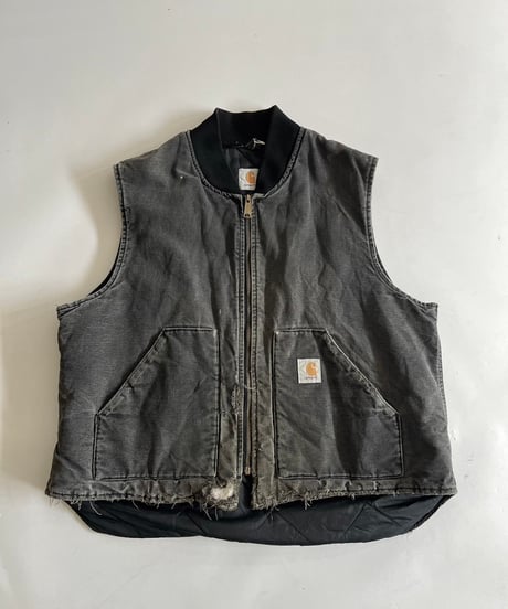 【USED】  Made in USA 95's Carhartt Duck Vest /250222-011