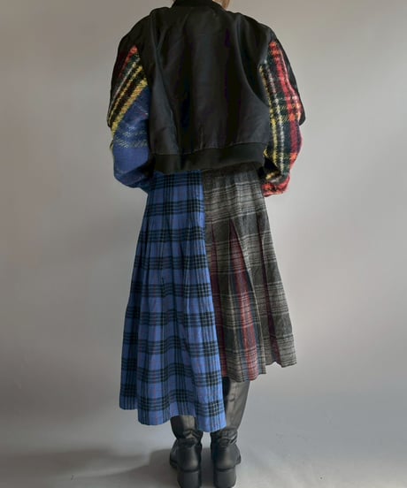 【RE;CIRCLE】 RE Kilt Long Skirt / 251204-006