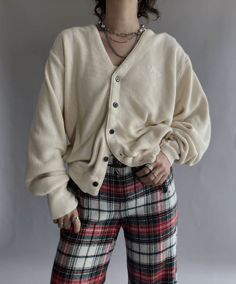 【USED】  IZOD Acrylic Knit Cardigan / 221008-006