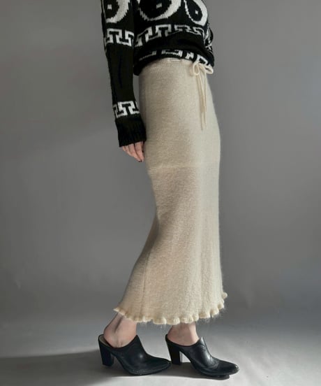【USED】 Knit Skirt / 251227-008