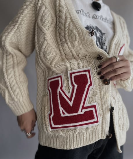 【RE;CIRCLE】 RE Wappen Alan Knit Cardigan / 221103-001