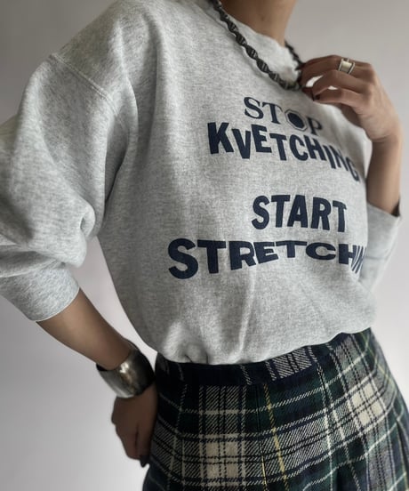 【USED】 Made in USA  Fruit of the Loom Stop...Start Sweat Top/241130-018