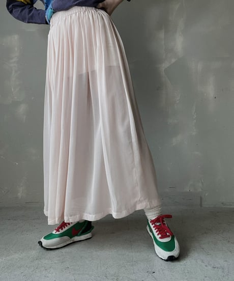 【USED】Poly Long Skirt/ 220312-012