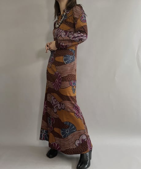 【USED】  Long Sleeved One-piece / 221015-027