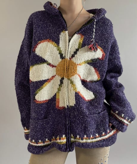 【USED】 Vintage Ecuador Knit/ 260104-014