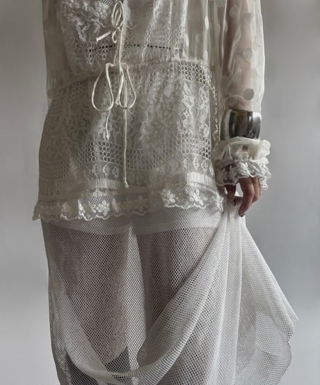 【USED】 Lace Patterned Long One-Piece/250906-025