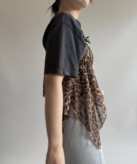 【USED】 Leopard Pattern Camisole Top / 250705-010