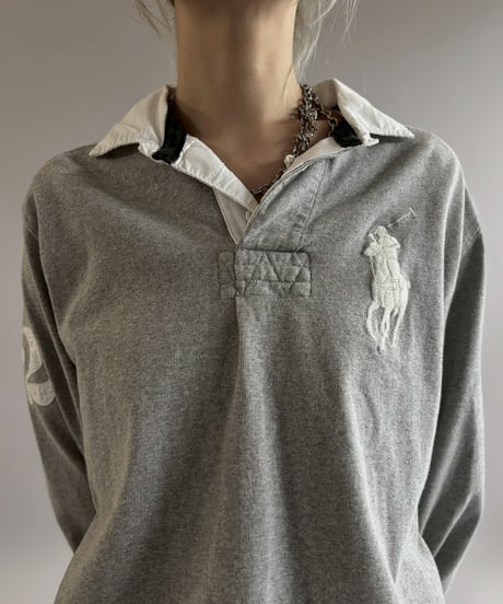 【USED】 Polo by Ralph Lauren Big Pony Rugby Shirt / 260502-007