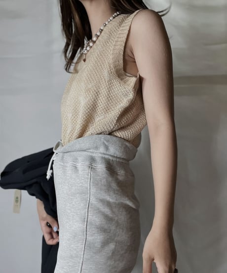 【USED】  Courreges Crochet Knit Vest/211014-042