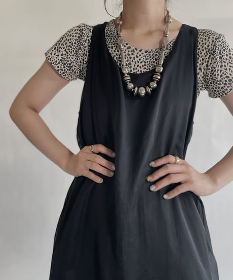 【USED】 Poly Sleeveless One-piece / 220604-029