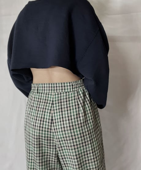【USED】  Cut off Sweat KALE/211014-053