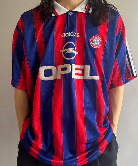 【USED 】adidas BAYERN Soccer Shirt /240603-059