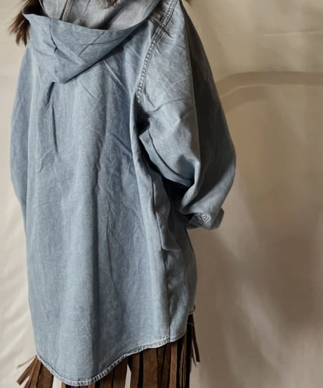 【RE;CIRCLE】 Remake Denim Mexican Parker②/210906-013