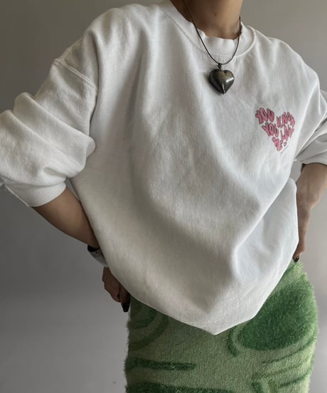 【USED】GILDAN YOU KNOW YOU LOVE ME Sweat Top /241019-004