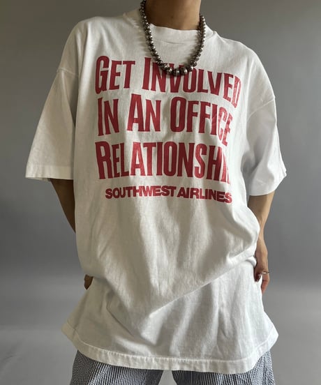 【USED】 Made in USA  90's Fruit of the Loom SOUTHWEST T-Shirt /240824-019