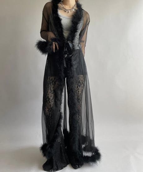 【USED】 Fur Dress One-Piece/241006-019