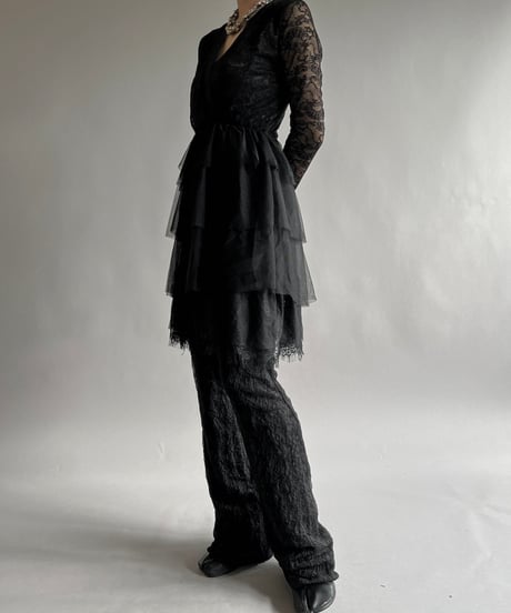 【USED】 Lace Patterned One-Piece/240928-018