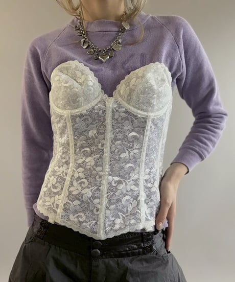 【USED】 Lace Corset / 260411-020