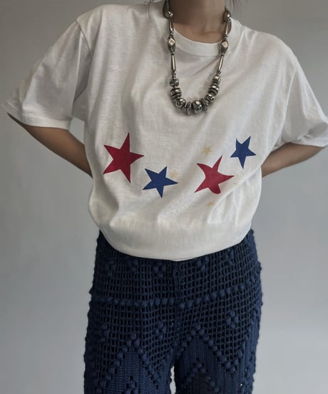 【USED】 Star Pattern T-shirt / 220827-017