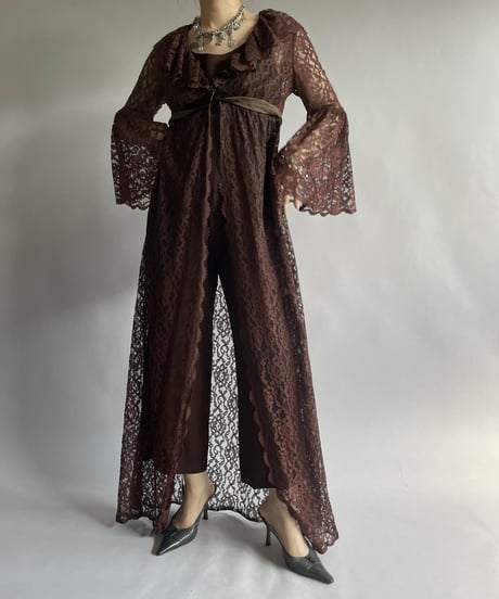 【USED】60s Flower Patterned Set UP /240914-052