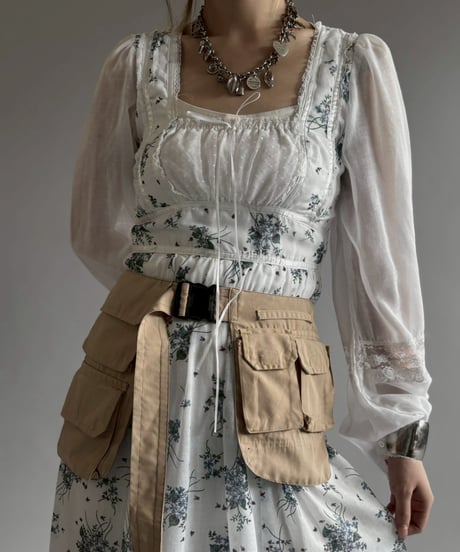 【RE;CIRCLE】  RE Fishing Vest Belt Bag / 260528-015