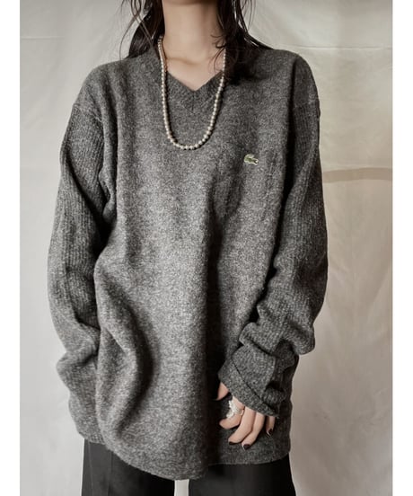 【USED】 LACOSTE Acrylic Knit ⑧ / 220111-019