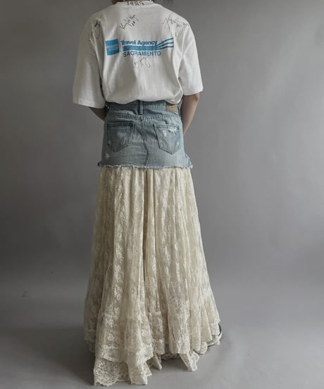 【USED】 Made in USA 89's Hanes Kings Sign T-Shirt/ 240429-028