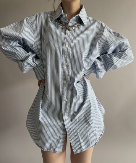 【USED】 POLO Ralph Lauren Stripe Shirt / 260411-002