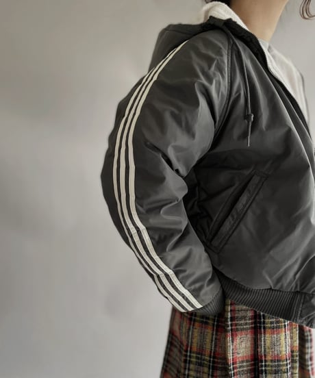 【USED】 adidas Fleece Lining Nylon Jacket  / 231202-010