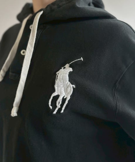 【USED】 POLO by Ralph Lauren L/S Hooded Polo Shirt / 260509-009