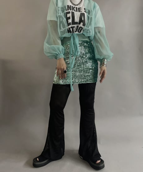 【USED】  L/S Sheer Top / 230430-006