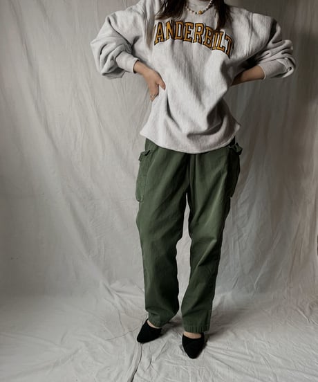 【USED】  80's USA Champion Reverse Weave Sweat VANDERBILT/210516-019