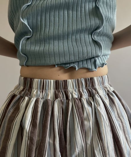 【RE;CIRCLE】 RE Stripe Balloon Pants / 260514-020
