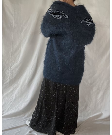 【USED】    Mohair Knit Cardigan/211216-016