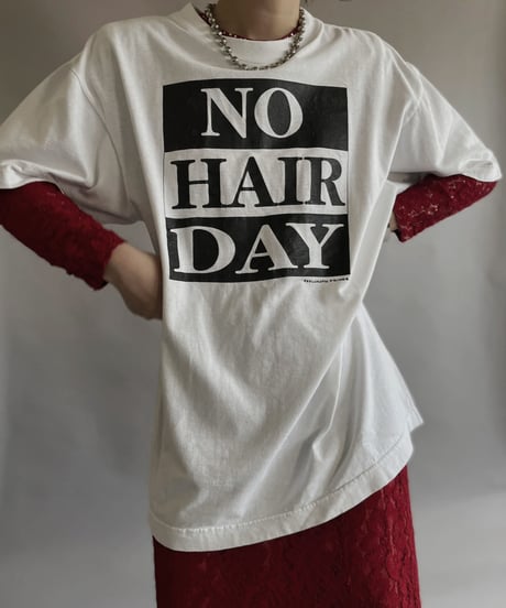 【USED】 S/S NO HAIR DAY T-shirt / 230603-022