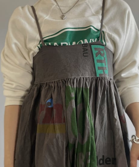 【RE;CIRCLE】RE Eco-Friendly Bag Camisole Long One-piece Gray / 2300828-018