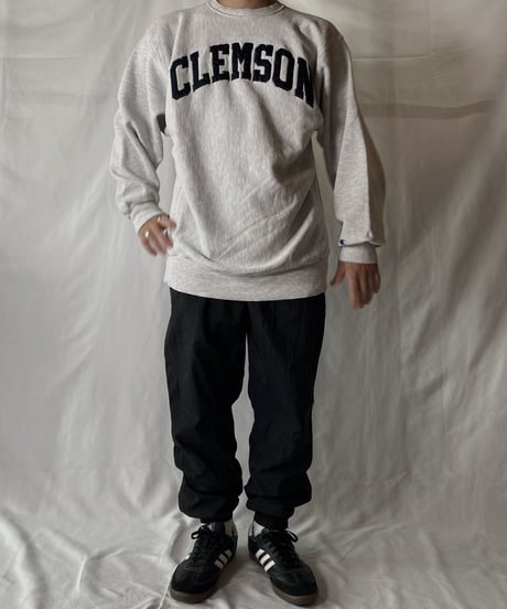 【USED】  90's MEXICO Champion Reverse Weave Sweat CLEMSON/210902-027