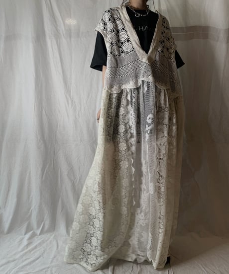 【RE;CIRCLE】 RE Lace N/S One-piece⑥/210714-010