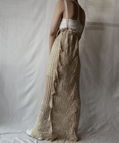 【RE;CIRCLE】  RE Crochet Lace N/S One-piece/20210819-042