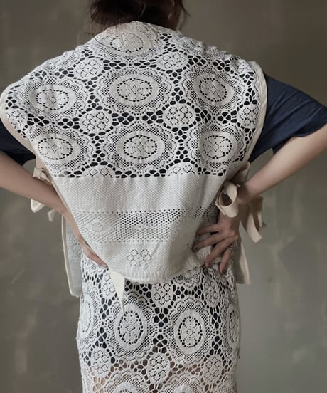 【RE;CIRCLE】 RE Crochet Vest②/20220317-016