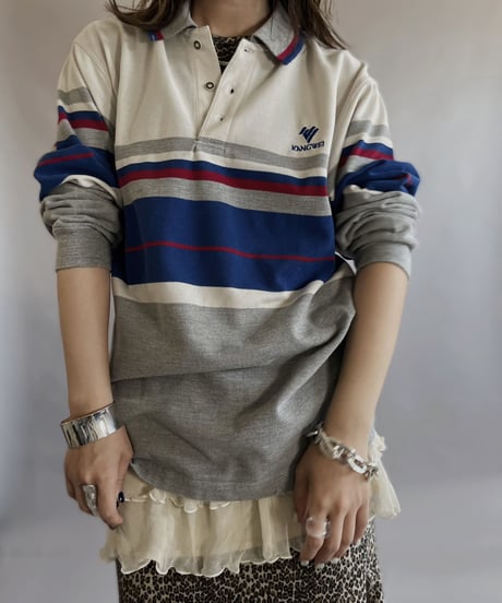 【USED】    Knncwel L/S Polo Shirt / 230610-005
