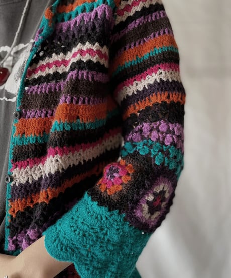 【USED】  Crochet L/S Cardigan/210825-027