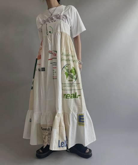 【RE;CIRCLE】RE Eco-Friendly Bag Camisole Long One-piece / 230727-018