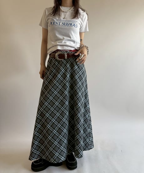 【USED】 RESIZED Made in USA 80's POINT SEBAGO T-Shirt / 250802-023