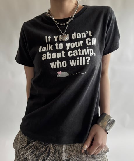 【USED】 RESIZED message T-Shirt / 250830-020