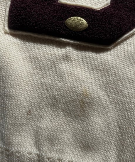 【USED】 Vintage Lettered Knit Top/241130-014