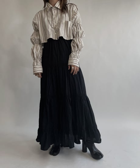 【RE;CIRCLE】 RE Puff Sleeved Shirt / 220630-007